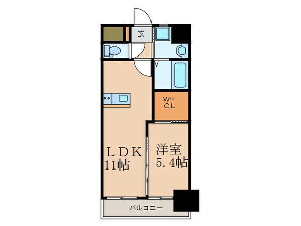 アドヴァンスコート中井の物件間取画像